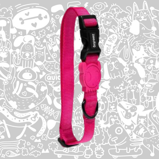 ZEE.DOG PINK LED COLLAR