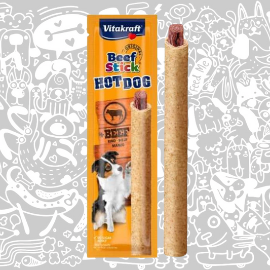 VITAKRAFT SNACK BEEF STICK HOT DOG