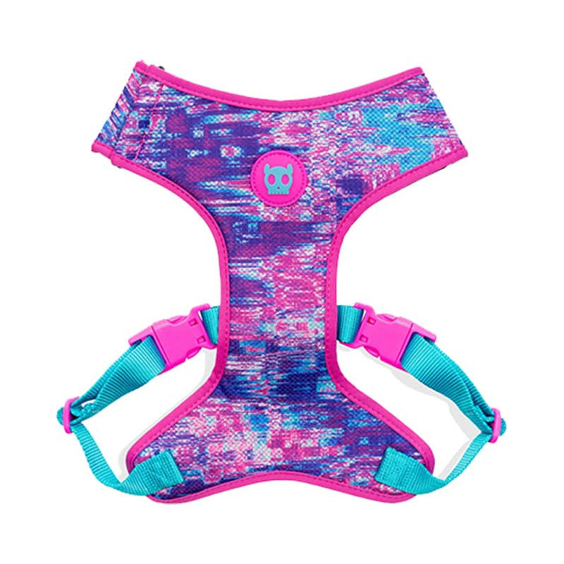 ZEE.DOG GLITCH ERROR 502 ADJUSTABLE MESH PLUS DOG HARNESS